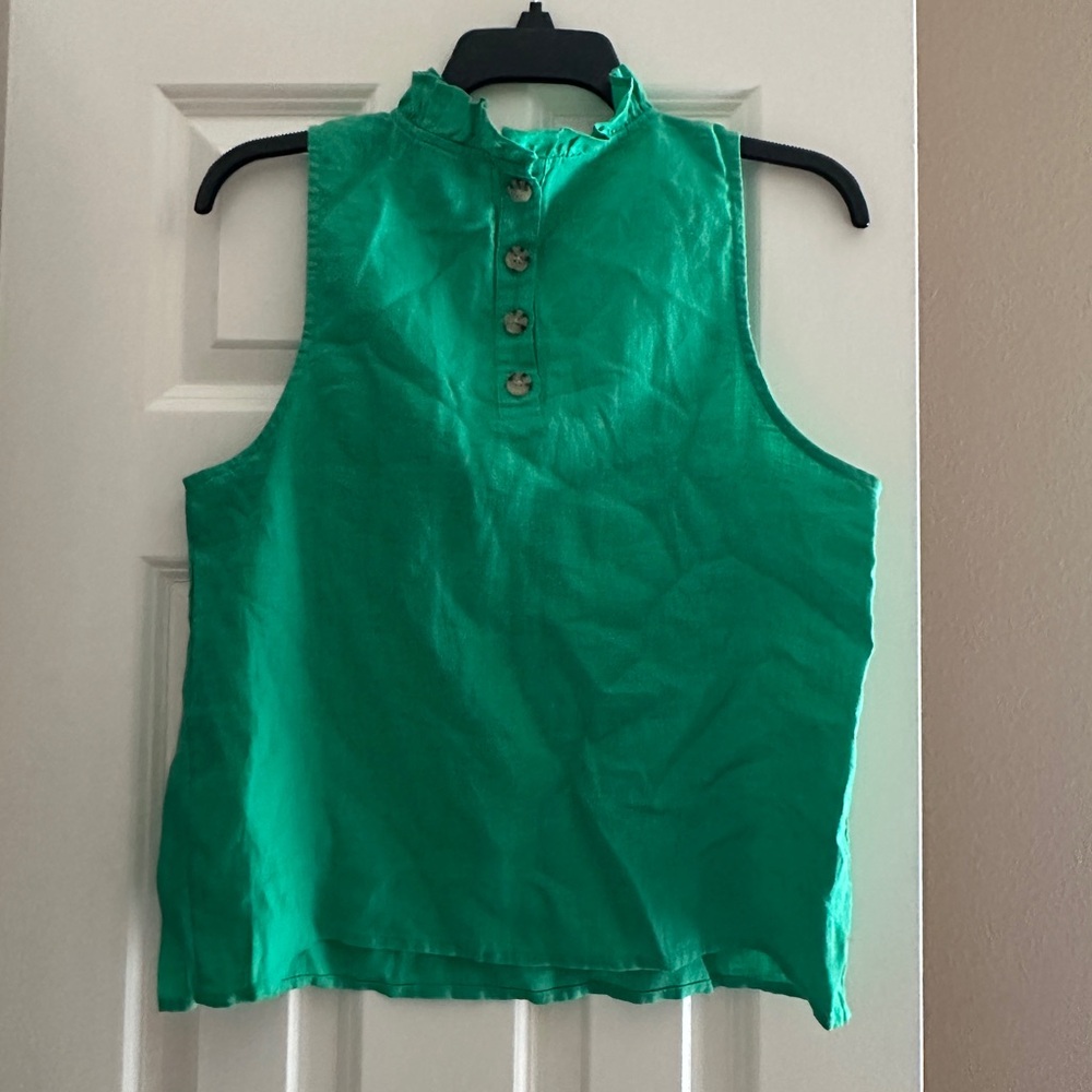 Fleur top in linen - Picture 6 of 8